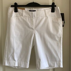 Bermuda Shorts White Size 10 Mossimo Brand